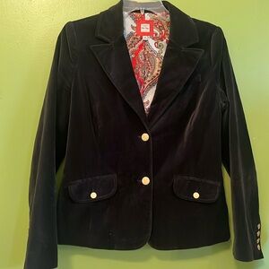 Old Navy Black Velvet Jacket